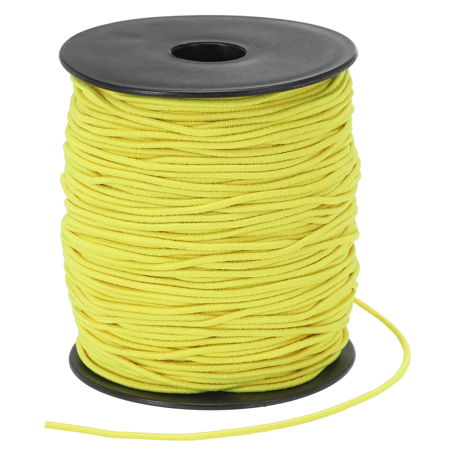 PATIKIL Stretchy String for Bracelets 109 Yards / 100m, 1.5mm Elastic Cord for Jewelry Making, Necklaces, Beading and Crafts DIY, Yellow