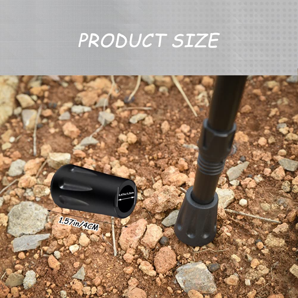 Gommini Di Ricambio Per Bastoncini Da Trekking - Punte In Gomma Antiscivolo, Adatte A Walking E Escursionismo - Foto 4