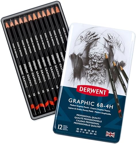 Miniatura 2 de Juego de lápices de grafito Derwent Gris M