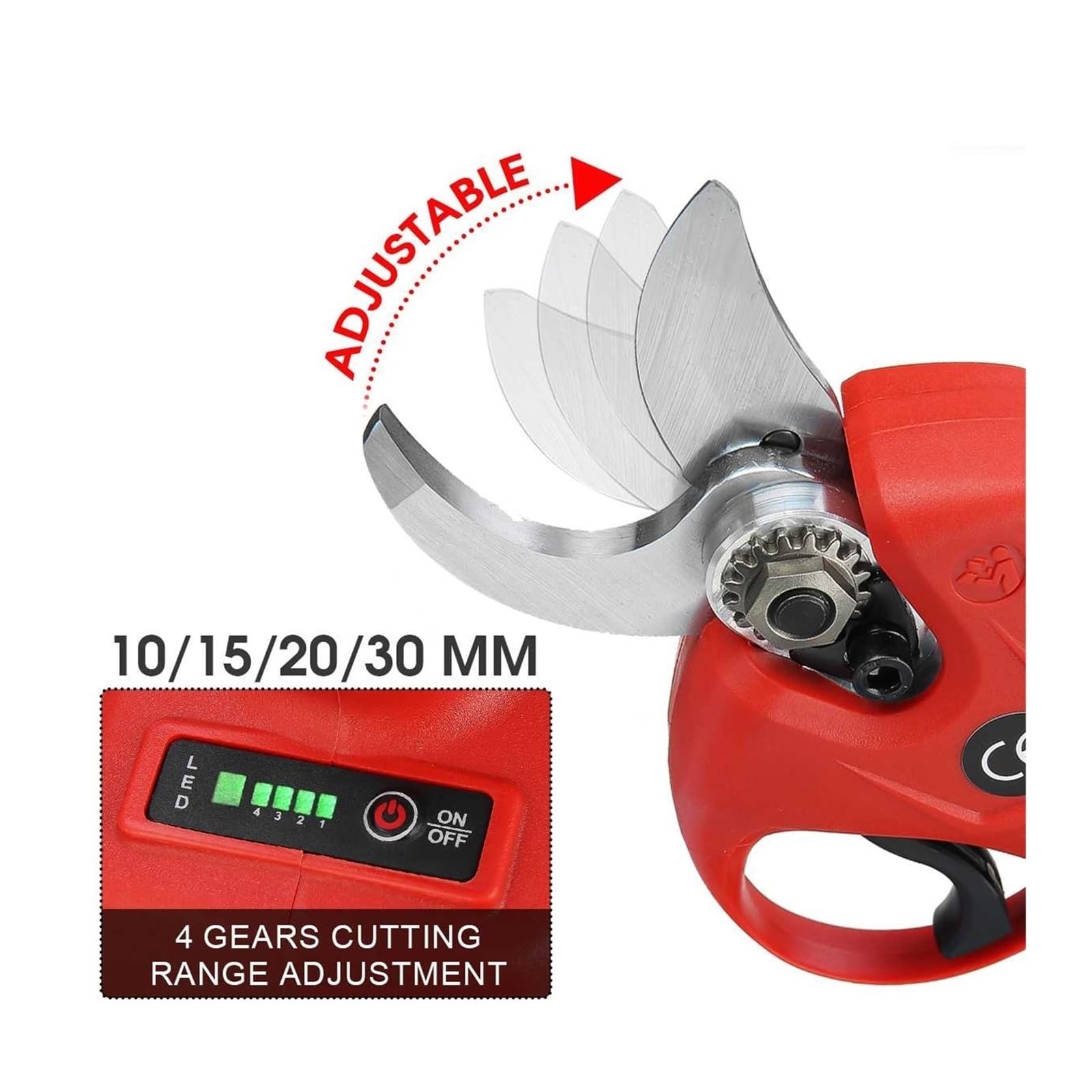 21V électrique sécateur sécateur Jardin Arbre bonsaï sécateur Outil électrique for 18V Batterie Coupe-Branche Rechargeable