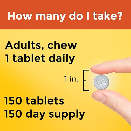 Miniatura 6 de Nature Made Vitamina C masticable 500 mg suplemento dietético para apoyo inmunológico 150 comprimidos suministro de 150 días