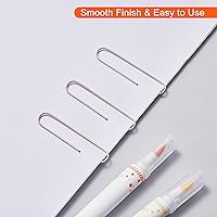 Vista 4 de NEEWAY 300 clips de papel grandes, clip de papel jumbo, clips de papel de 2 pulgadas