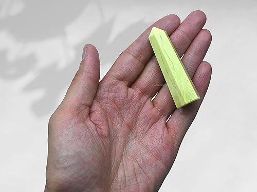 Miniatura 2 de Torres de cristal Serpentine  Obelisco de punto de cristal curativo natural para curación de Reiki y cuadrícula de cristal (2 a 3 pulgadas)