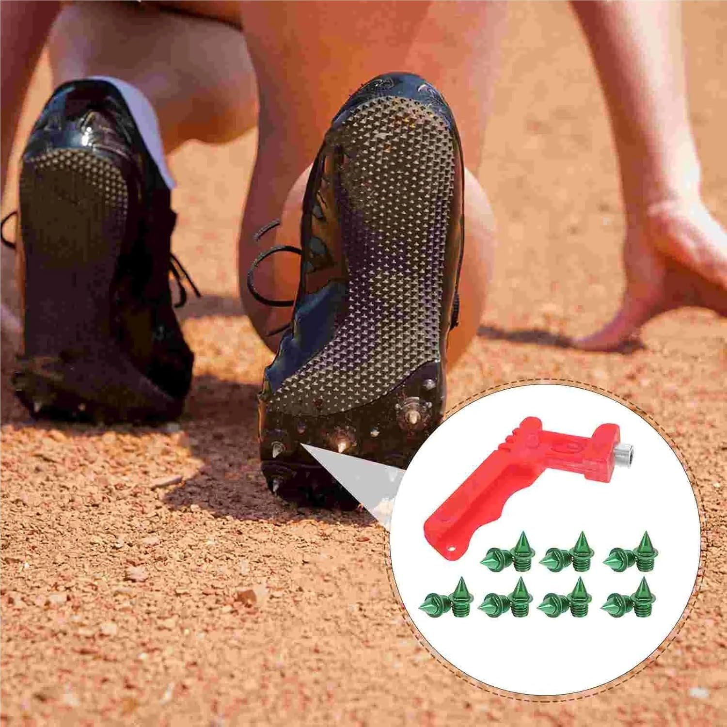 3 Set Aluminum Alloy Track Spikes Replacement Golf Shoe Nails for Training Jump Athletics Hiking Shoes Spike Sets Field Sprint