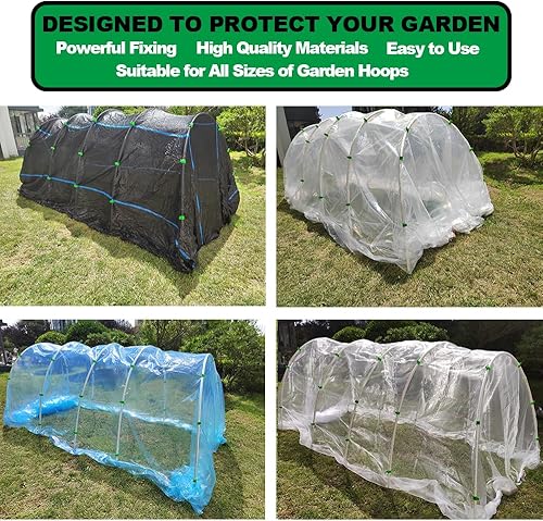 Miniatura 6 de Abrazaderas de invernadero para tubo de PVC de 3/4-1 pulgada, aros de invernadero, marco de soporte, túnel de cultivo, estacas de jardín de soporte