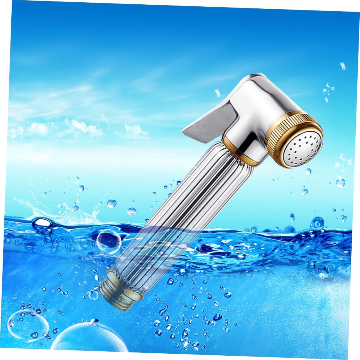 WOONEKY Strong Range Sprayer Nozzle for Car Garden Bathroom High-pressure Washer Water-saving Tool