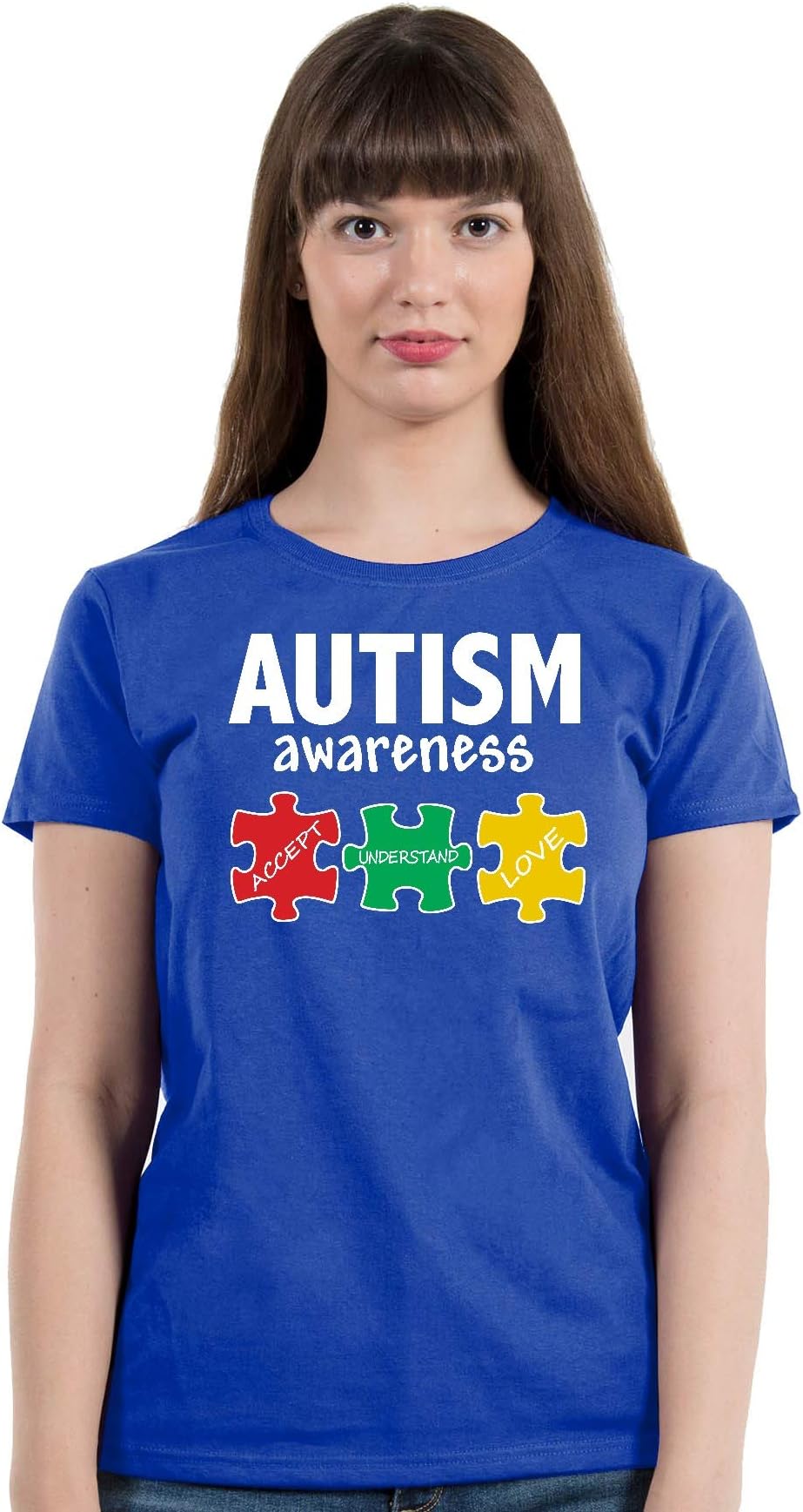 Autism Awareness Month Women's T-Shirt | April 2 Motivational Emotional Support for Groups School Events