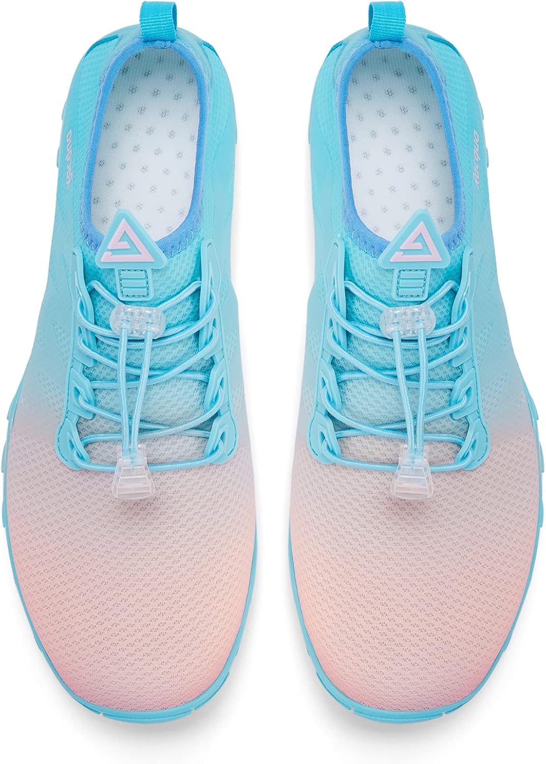 Racqua Water Shoes Men Women Quick Dry Gradient Colors Barefoot Aqua Athletic Sports Swim Surf Beach Shoes - Image 3