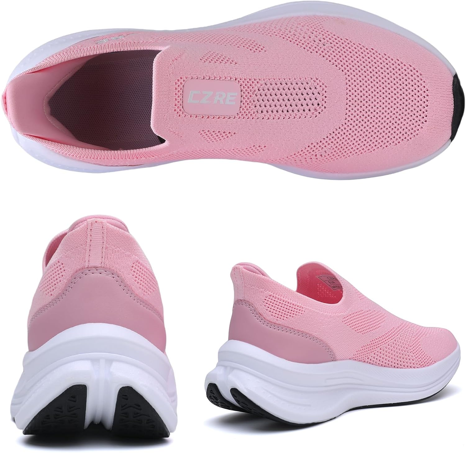 Womens Slip On Walking Shoes Lightweight Running Sneakers Non-Slip Tennis Gym Workout Athletic Shoes - Image 6