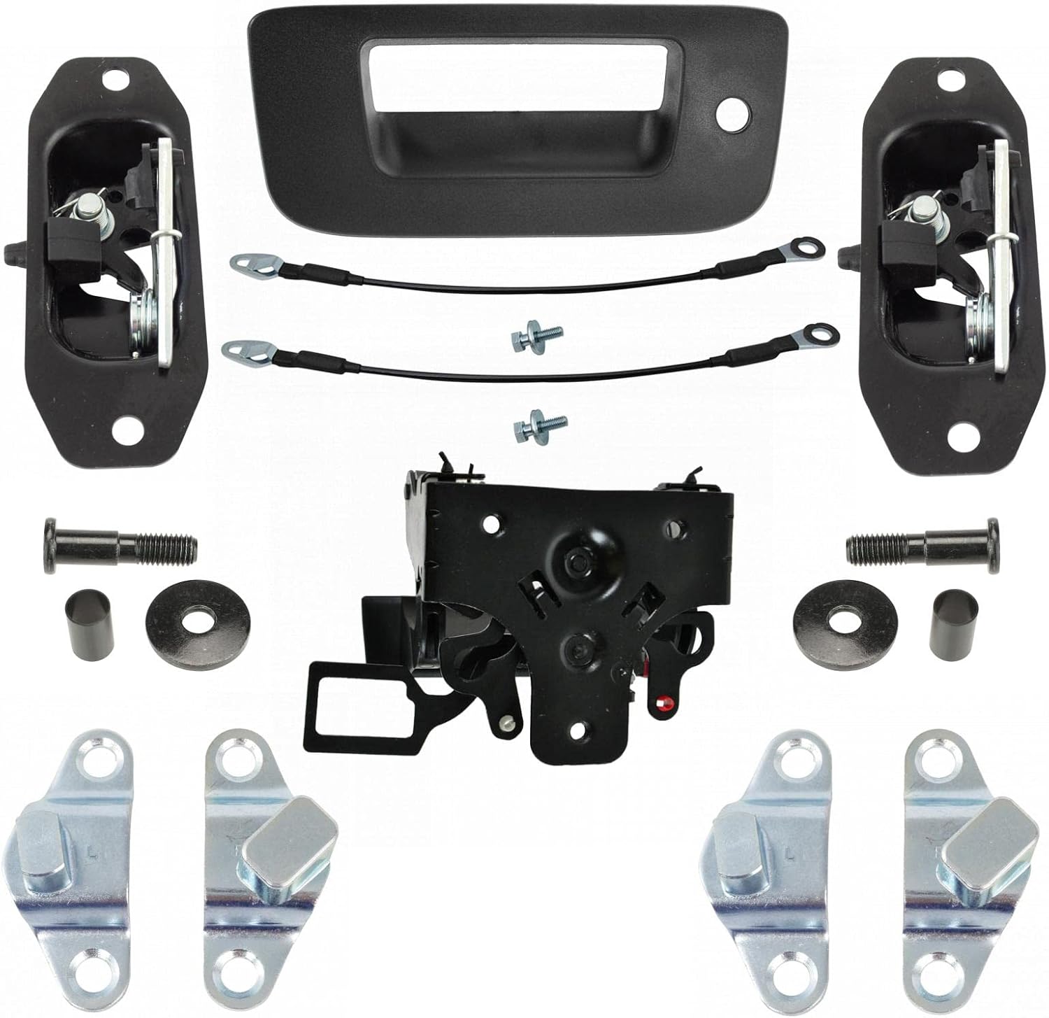 TRQ Tailgate Repair Kit Compatible with 2007-2013 Chevrolet Silverado 1500 2007-2014 Silverado 2500 HD Silverado 3500 HD GMC Sierra 1500 Sierra 2500 HD Sierra 3500 HD GM1916106