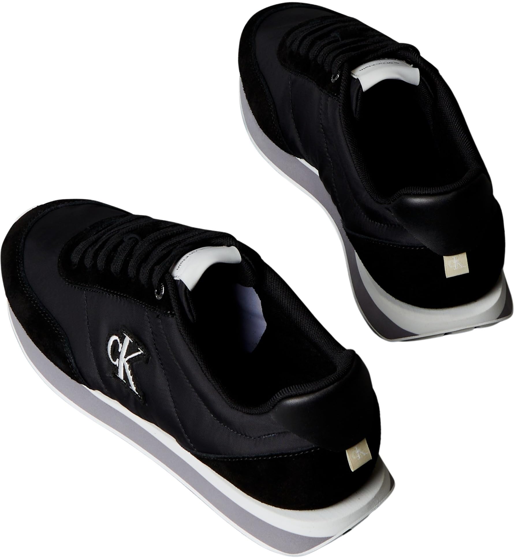 Calvin Klein Runner Sneaker Hombre Retro Mix con Logotipo