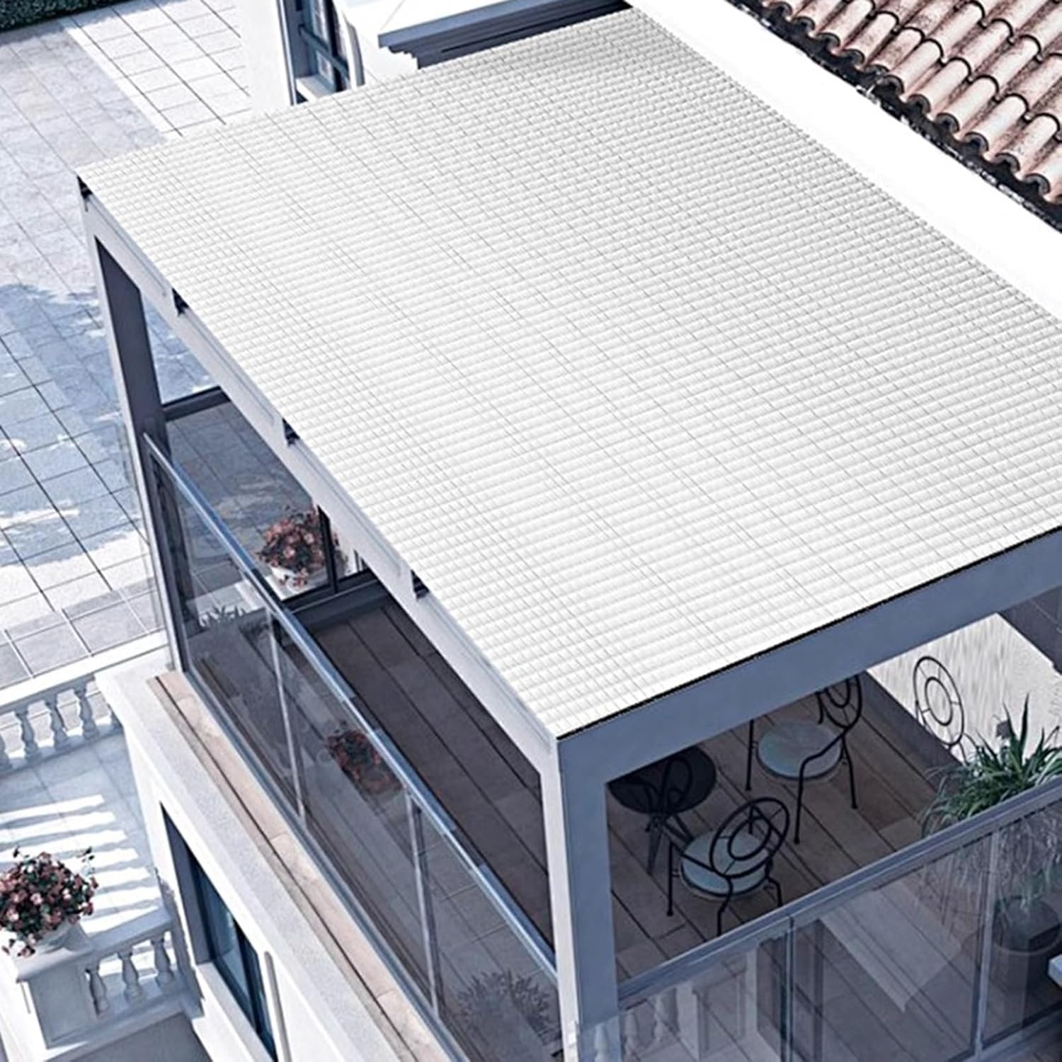 Self-Adhesive Aluminum Foil Sound Insulation Cotton,Aluminum Foil Foam Automobile Heat Insulation Mat,Car Sound Deadener Deadening Mat,for Loft Floor Wall and Shed(15MM(THK),1 * 3M(3m²))