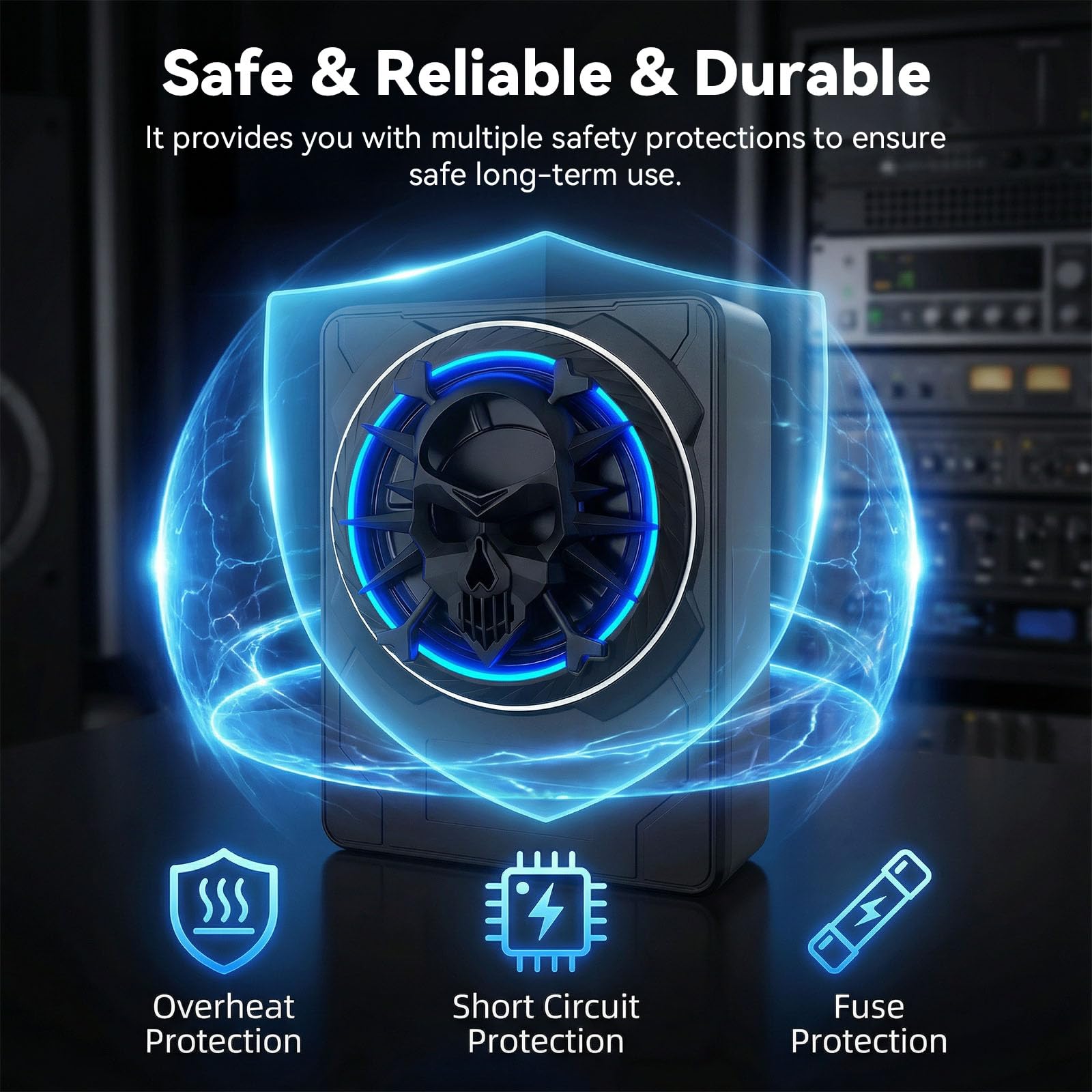 OiLiehu Subwoofer para Coche de 10 Pulgadas y 1200W, Subwoofer con Sonido Envolvente Estéreo, Amplificador de Audio Integrado, con Luz Ambiental LED Multicolor