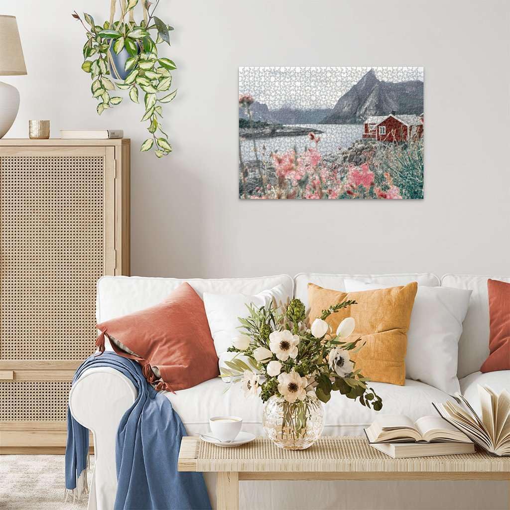 Ravensburger Scandinavian Places - Reine, Lofoten, Norway - 1000 Piece Jigsaw Puzzle | Picturesque Coastal Village | Premium Quality