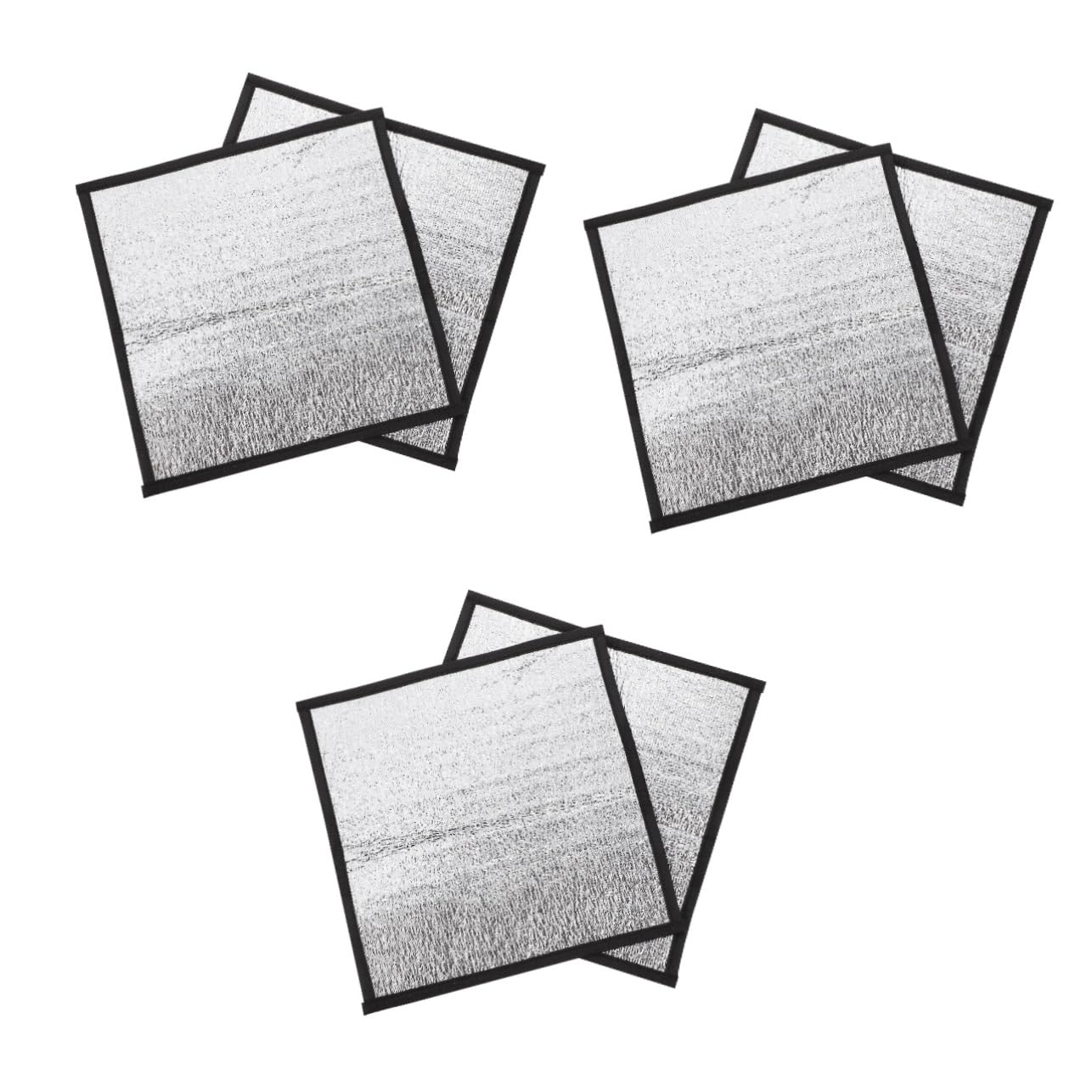 Angoily 3sets Pet Heating Pad Reptile Terrarium Heating Pad Parrot Tortoise Spider Electric-Free Safe for Indoor Use 2pcs*3