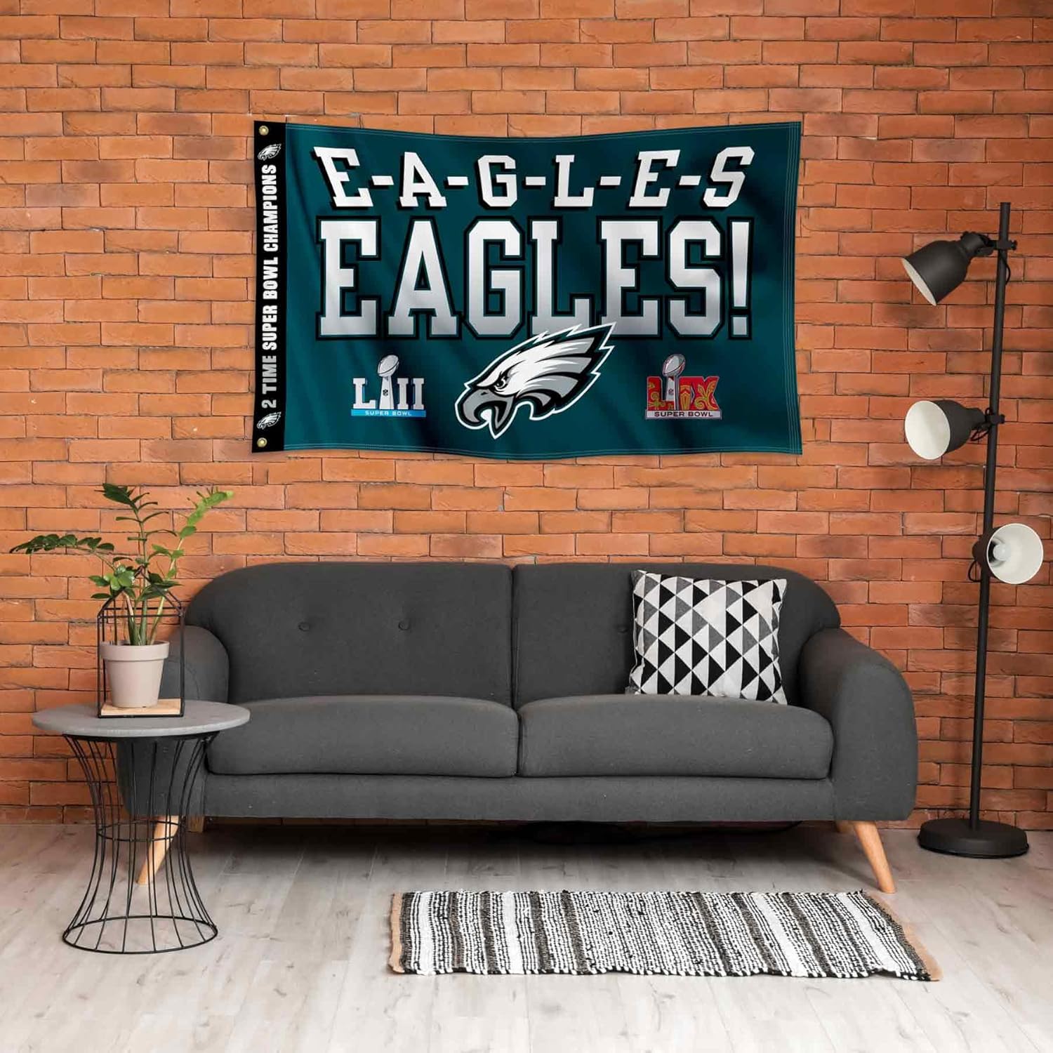 WinCraft Philadelphia Eagles Eagles Chant Premium Flag - Image 4