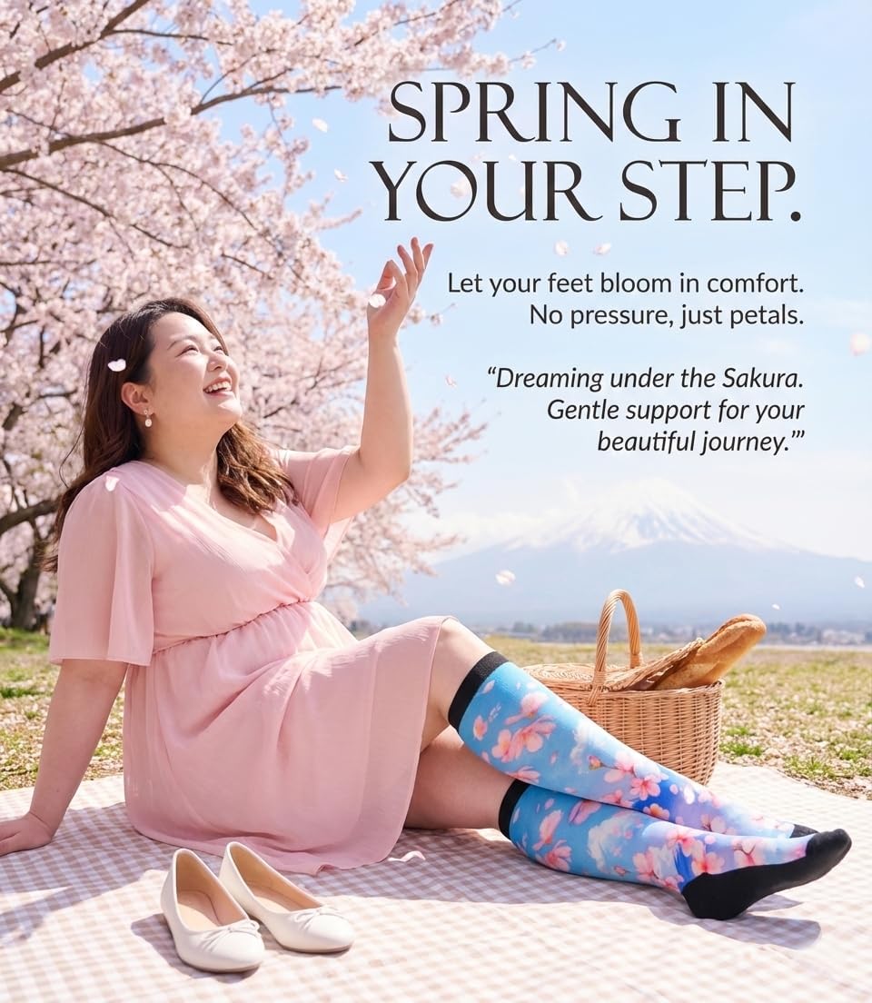 Extra Wide Diabetic Socks for Swollen Feet Men Women Non Binding Soft Stretch Colorful Design - Image 6