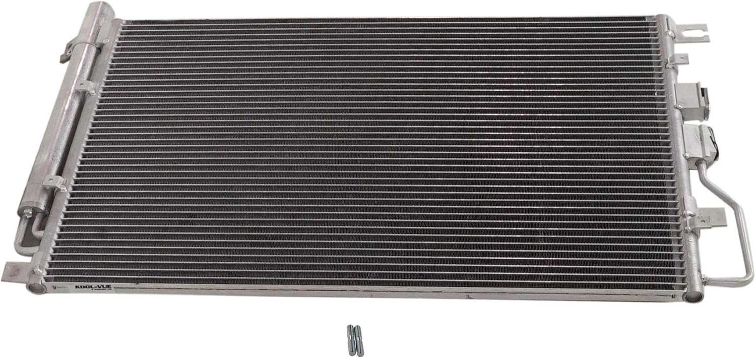 Go-Parts - A/C Condenser for Chevrolet Equinox (2008-2017), GMC Terrain (2010-2017), Suitable for 3.6L Engine (2008-2009), Replacement 2011 2012 2013 2014 2015 2016