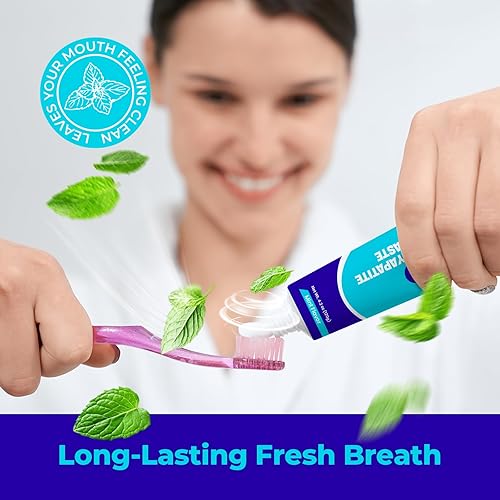 Miniatura 4 de Pasta de dientes Nano Hidroxiapatita (4.2 onzas), pasta de dientes sin flúor con sabor a menta, remineralizante para dientes sensibles, fórmula