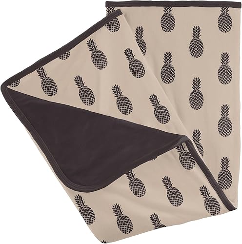 KicKee Pants Manta estampada para cochecito de bebé, suavidad suprema para una manta de bebé definitiva, viscosa de tela de bambú, cómoda manta de