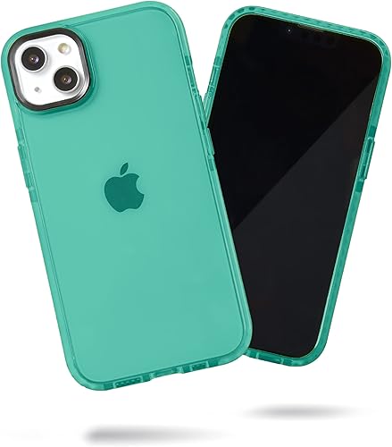Miniatura 119 de SteepLab Funda de barrera para iPhone 14, protección de 360 grados que absorbe impactos con bisel elevado y colores llamativos (fresa roja