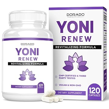 Vaginal Tightening Support Pills - Yoni Balance - 120 Capsules - No Gel or Cream Needed - Healthy Vagy Rejuvenation & Structure With Kacip Fatimah - Non GMO & Vegan - USA Made - 120 Vegan Capsules