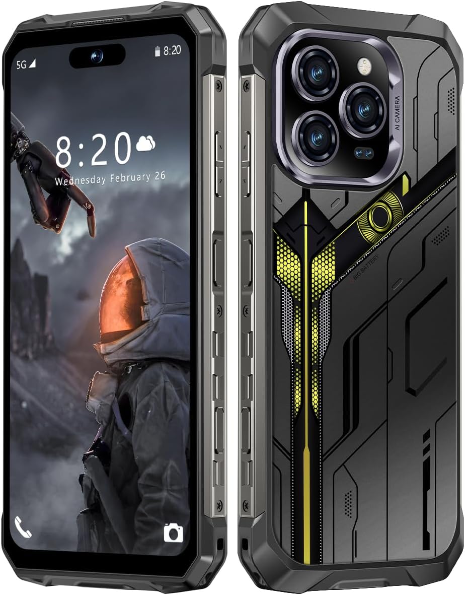 16PROMA X 32+1TB Rugged Armor Unlocked Cell Phone,Smartphone 6.99″ HD Screen Android 15 Battery 22000mAh AI Unlocked Phone,Face ID/Fingerprint Unlock/Underwater-night-Photo/Dual SIM/5G/NFC (Black) 16PROMA X 32+1TB Rugged Armor Unlocked Cell Phone,Smartphone 6.99″ HD Screen Android 15 Battery 22000mAh AI Unlocked Phone,Face ID/Fingerprint Unlock/Underwater-night-Photo/Dual SIM/5G/NFC (Black)