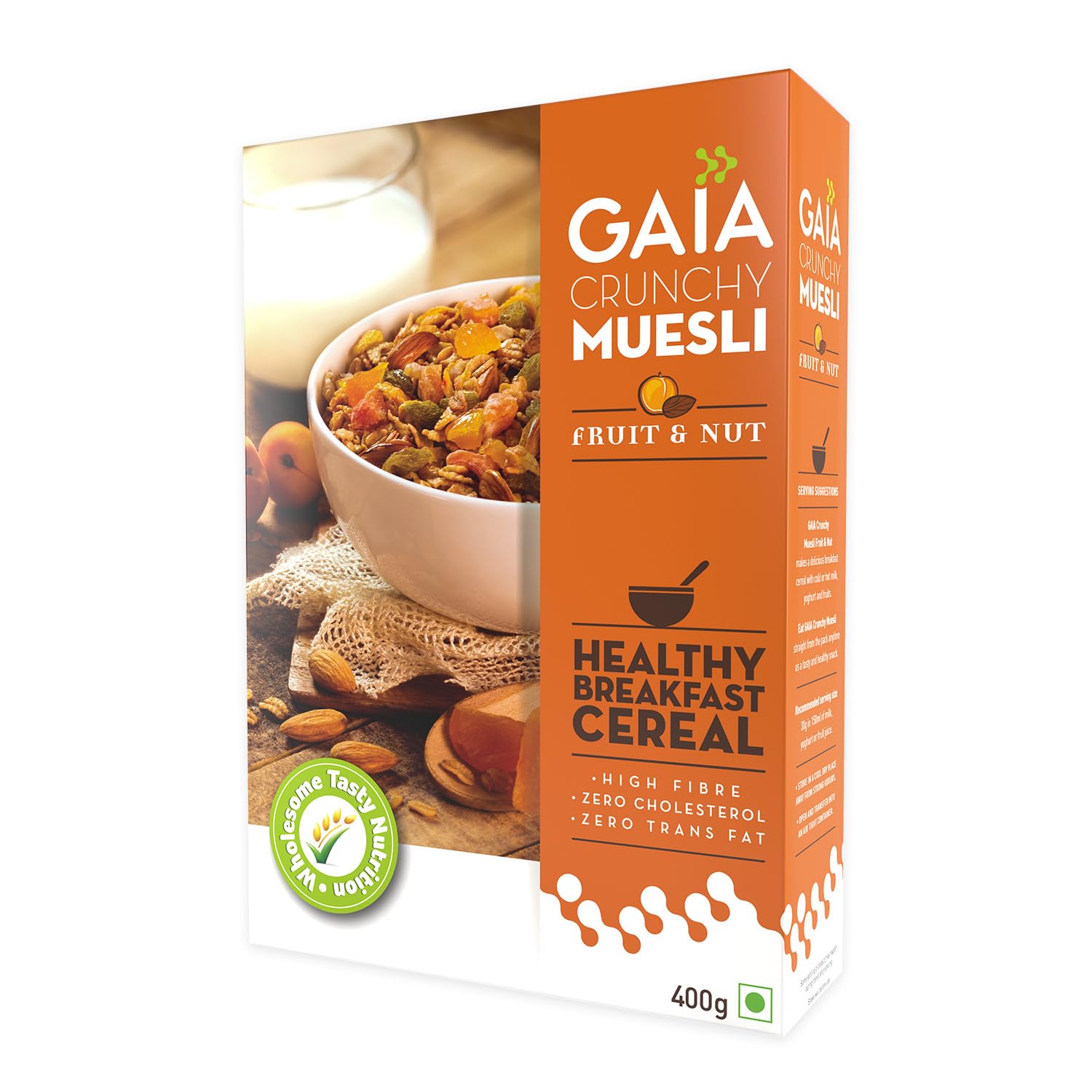 See full amazon price history chart for Gaia Crunchy Fruit and Nut Muesli 400g Box - The Deliciously Crunchy and Nutritious Breakfast Cereals Packed with Fibre, Iron and Antioxidants Serves As The Nourishing, Tasty Breakfast Option. Gaia Crunchy Fruit and Nut Muesli 400g Box - The Deliciously Crunchy and Nutritious Breakfast Cereals Packed with Fibre, Iron and Antioxidants Serves As The Nourishing, Tasty Breakfast Option. (B00DRE12IK) Amazon Price History, Amazon Price Tracker