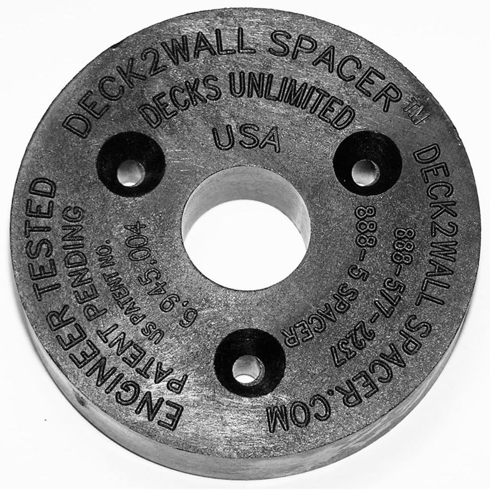 D2W58-100 Deck2Wall Spacer 2-1/2"X 5/8" Thick 100 Per box