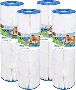 PLF105A Pool Filter Replacement for Ultral-A6, C-7471, CCP420, 178584, 817-0106, R173576, FC-1977, L x OD26"x 7", 105 sq.ft,4 Pack