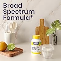 Vista 4 de Healthy Origins Enzimas digestivas (amplio espectro, sin OMG, sin gluten, soporte digestivo), 180 cápsulas vegetales