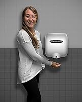 Vista 3 de XLERATOReco Secador de manos, Secador Excel, XL-BW-ECO-1.1N Secador de manos comercial de alta velocidad, Cubierta termoestable blanca, Sensor