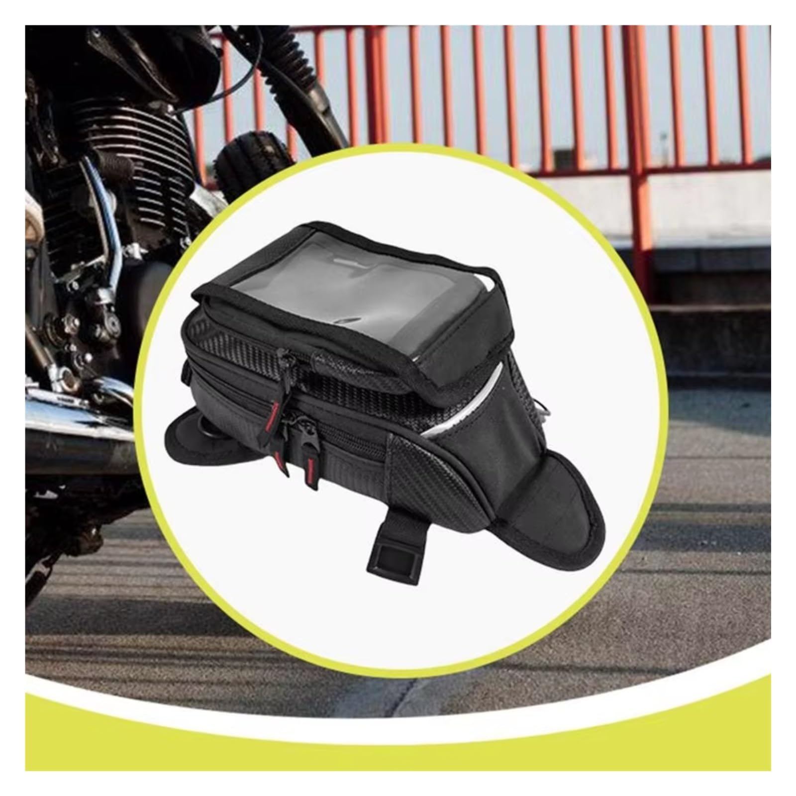 Borsa Serbatoio Magnetica Universale Moto Con Copertura Antipioggia Impermeabile Sella Per Navigazione Per Forte Fissaggio Motociclette Sacche Moto