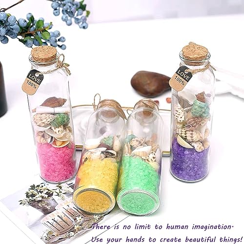 Miniatura 7 de Chips de vidrio liso con borde amarillo, vidrio transparente con purpurina roto de 0.079 a 0.118 pulgadas, esmerilado vítreo triturado para