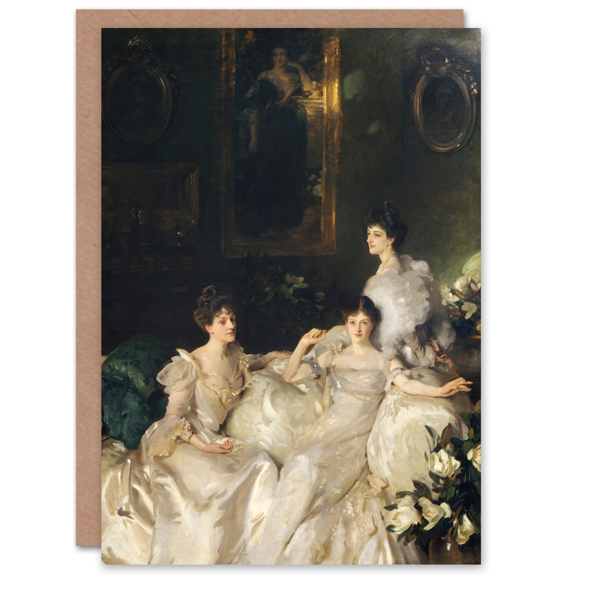 Artery8 John Singer Sargent Art Card The Wyndham Sisters Portrait