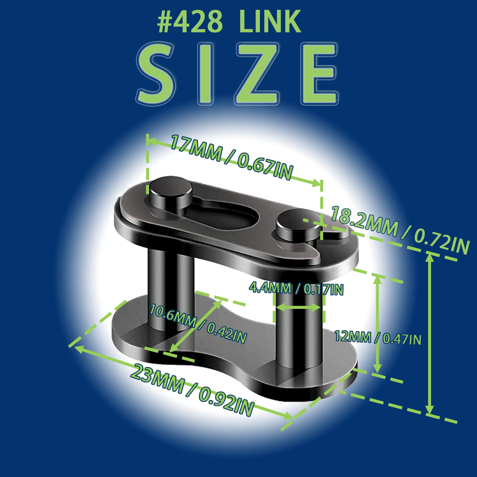 415H Chain Master Links, Carbon Steel Heavy Duty Ghana - View #10