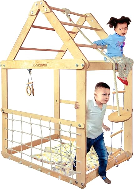 Amazon Co Jp キッズプレイグラウンド 幼児用屋内ジャングルジム 木製プレイハウス スライド スイングセット ロープはしごなど 環境に優しい子供用クライミング構造 対象年齢1 7歳 おもちゃ Amazon Co Jp キッズプレイグラウンド 幼児用屋内ジャングルジム 木製プレイハウス スライド スイングセット ロープはしごなど 環境に優しい子供用クライミング構造 対象年齢1 7歳 おもちゃ