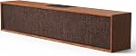 Bluetooth Computer Speakers - Wooden Sound Bar with Bluetooth 5.3 & USB Connectivity | Universal Compatibility for PC, Desktop, Laptop, Monitor, Tablet & Smartphone
