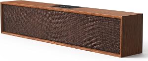 Bluetooth Computer Speakers - Wooden Sound Bar with Bluetooth 5.3 & USB Connectivity | Universal Compatibility for PC, Desktop, Laptop, Monitor, Tablet & Smartphone