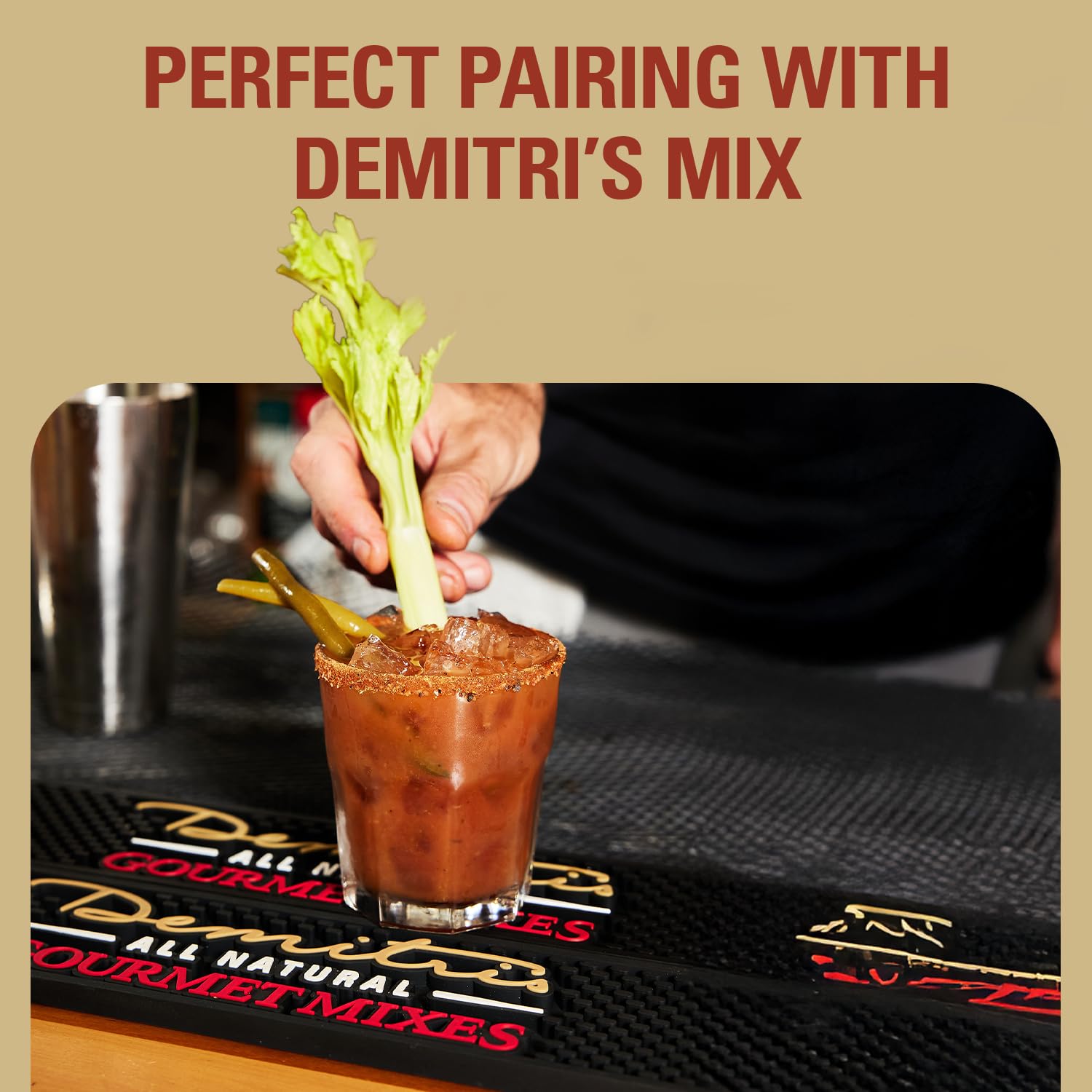Demitri's Bacon RimShot Spiced Rim Salt - Bacon Flavored Salt Rimmer For Cocktails - Bacon Drink Garnish - Perfect for Bloody Marys, Margaritas, and More - 4oz Tin (Pack of 4)
