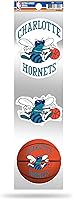 Vista 16 de Rico Industries NBA Basketball 3-Piece Retro Spirit Decals Retro Decal Set