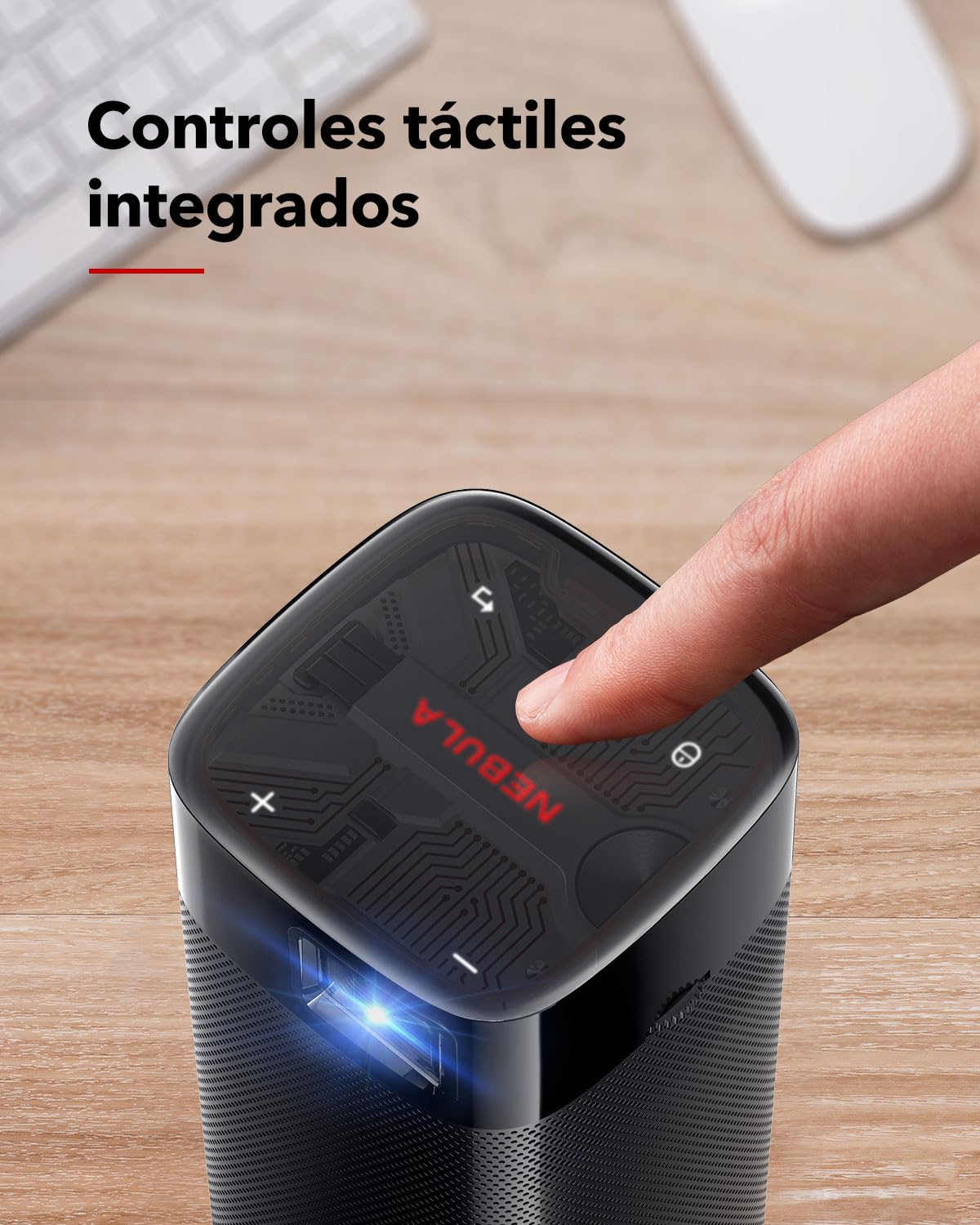 Nebula by Anker Proyector portátil Smart Apollo, 200 ANSI lúmenes