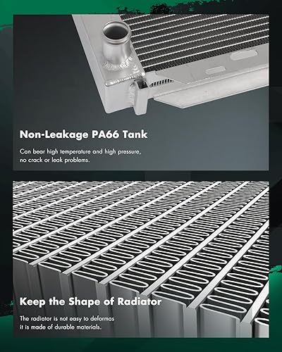 Miniatura 5 de SCITOO Radiador de refrigeración del motor para Ford para Mustang 1979-1993 2.3L, 1979 2.8L, 1979-1982 3.3L, 1983-1986 3.8L, 1980-1982 4.2L, 1979