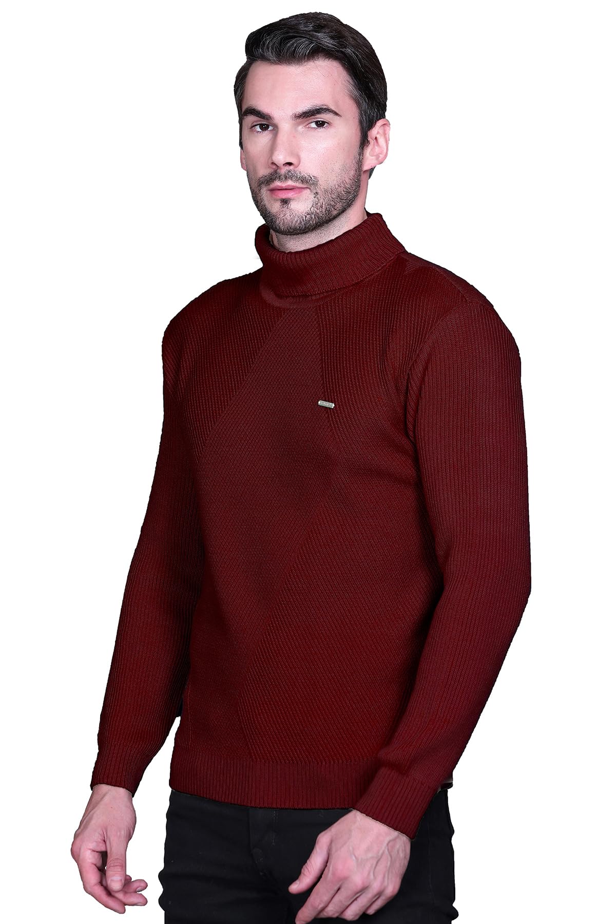 godfrey Woolen Full Sweater for Man Winter - High Neck Pullover for Men Stylish-picture-26
