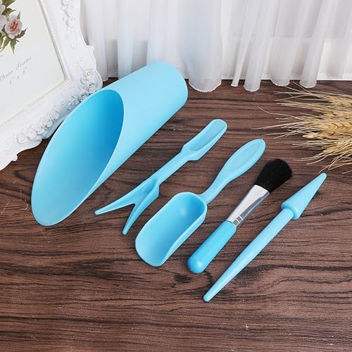 Miniatura 6 de Juego de herramientas de jardinería de 5 piezas, cepillo de pala en miniatura más amplio. Ayudante de plantación de suculentas, 8.86 pulgadas