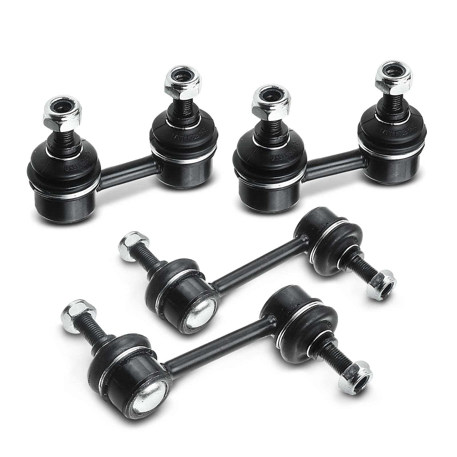 A-Premium Set of 4, Front & Rear Sway Bar Links Kit Stabilizer Bar Links Compatible with Toyota Corolla 1993-2002, Celica 1994-1999, Chevrolet Prizm 1998-2002