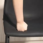 HOMCOM 24" Counter Height Bar Stools Set of 2, Vintage PU Leather Bar Chairs, Kitchen Stools with Footrest for Home Bar, Dark Brown