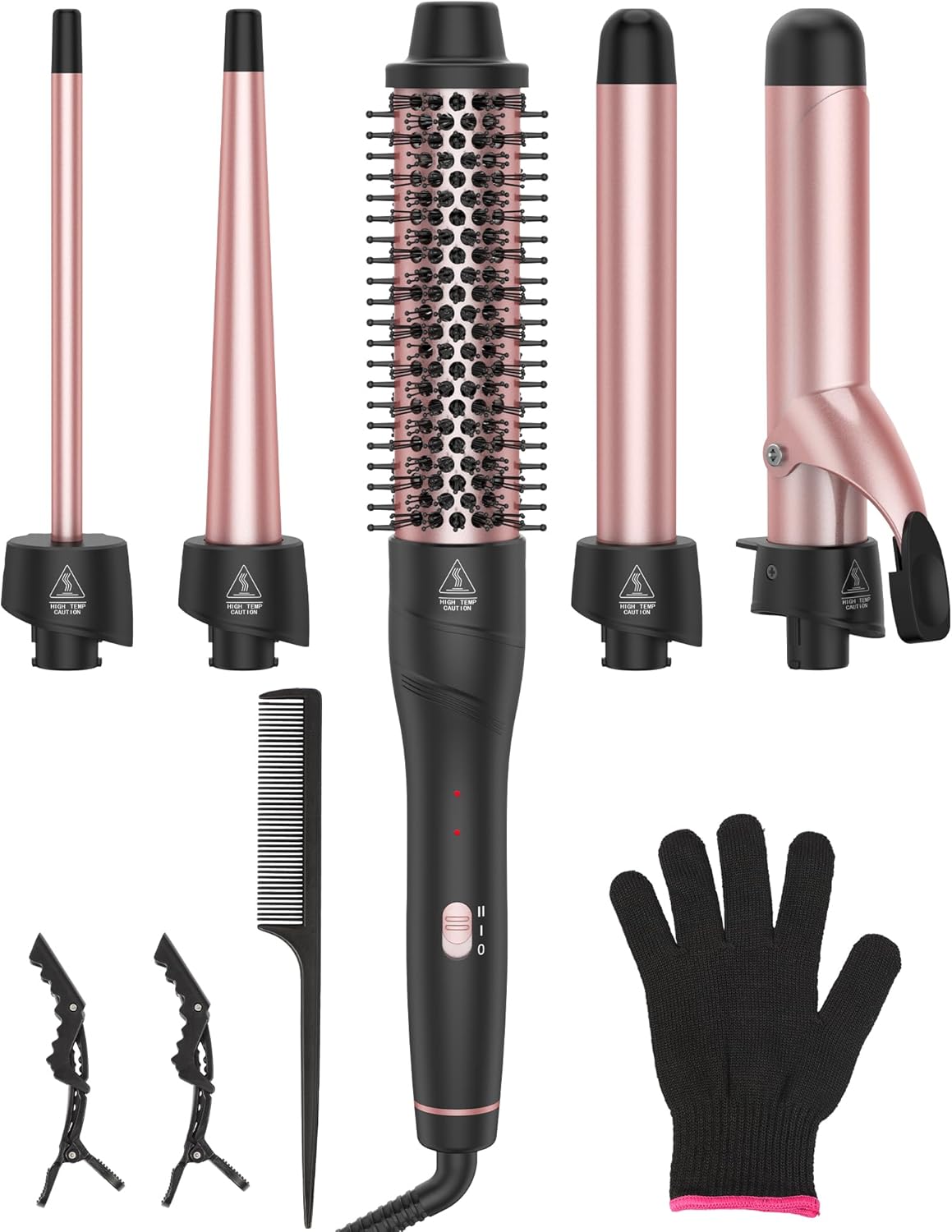 ANIEKIN 5 in 1 Curling Iron Set