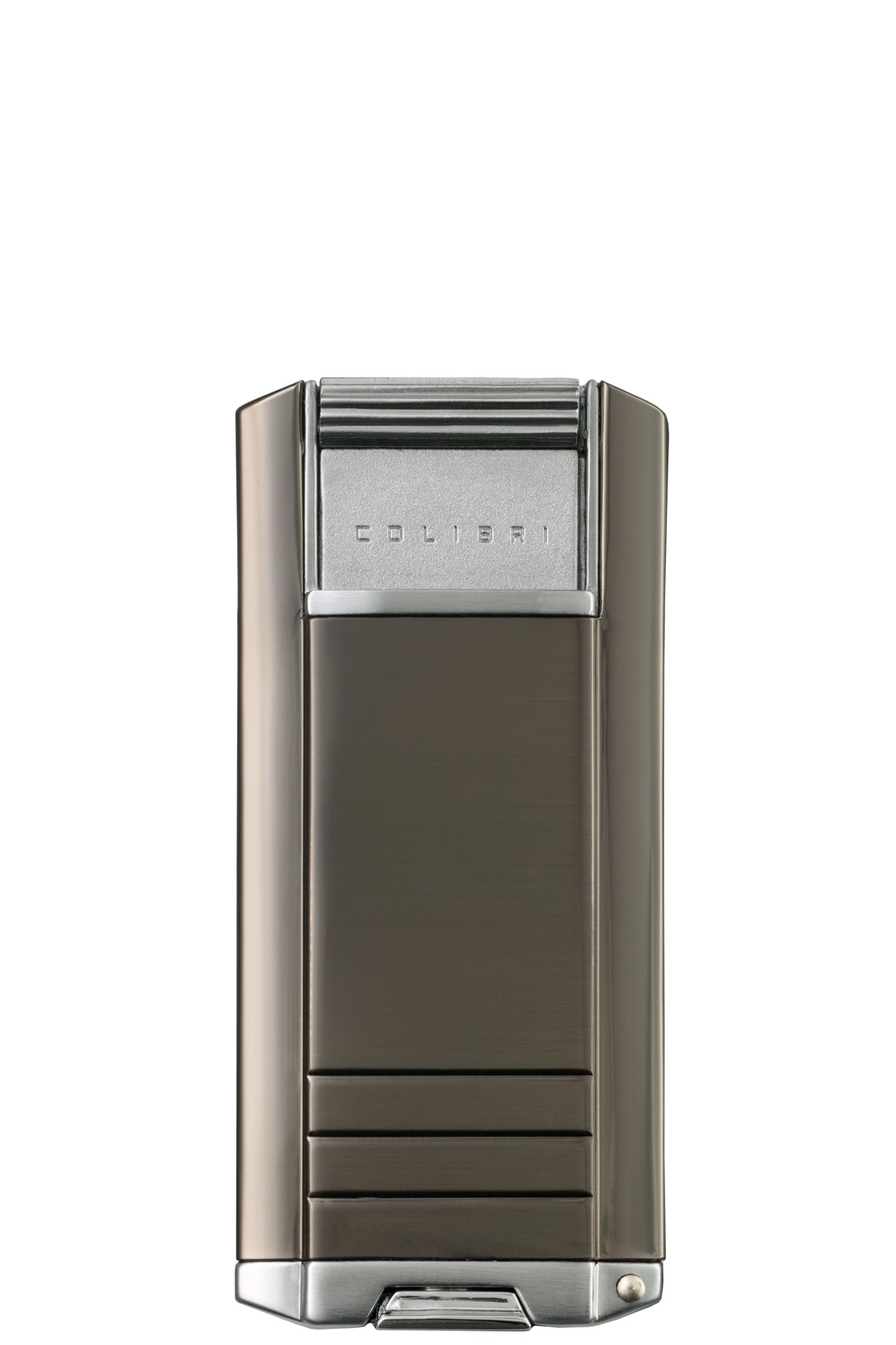 Colibri briquet de cigarren Baron Gun Satin/Chromé Laser