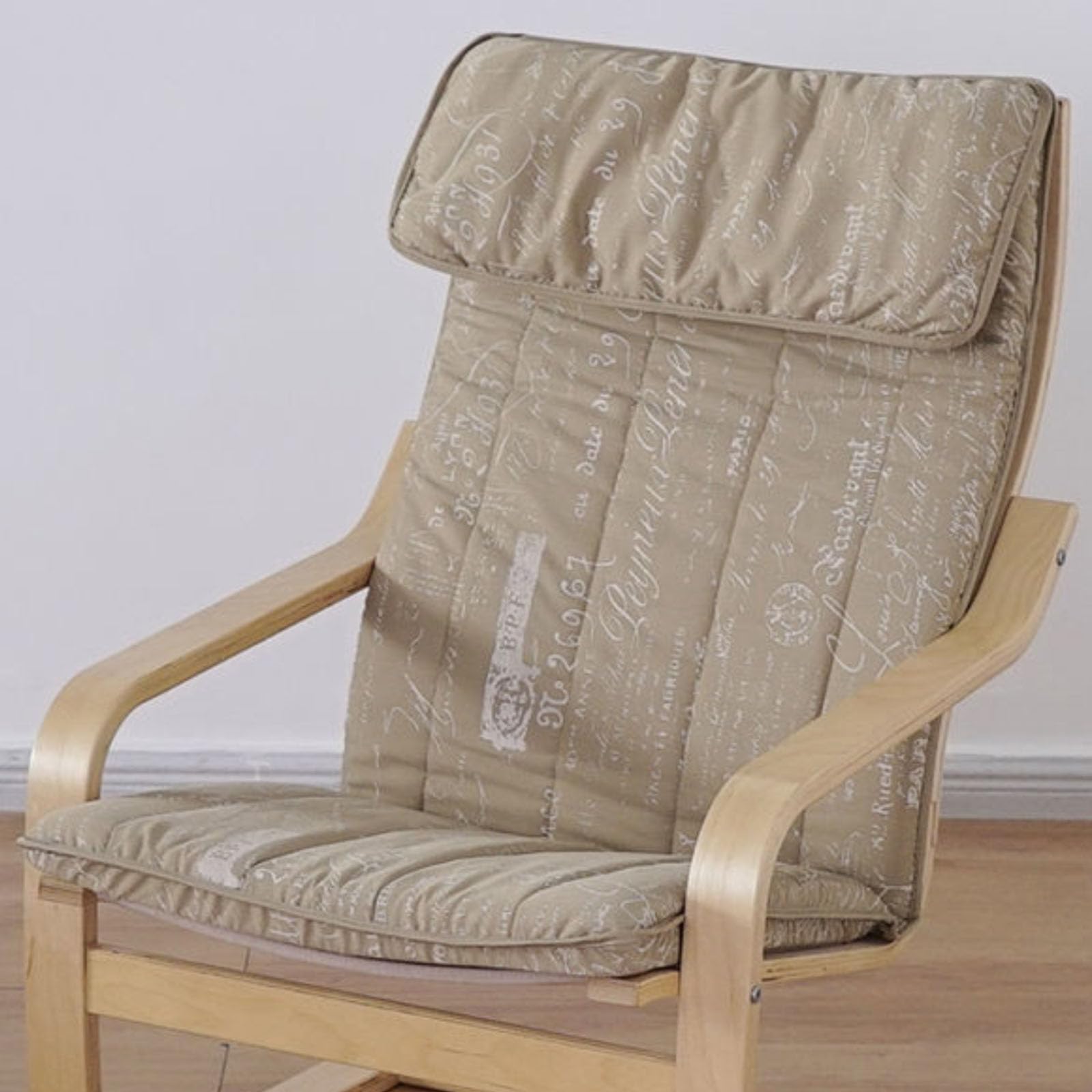 Cojín de repuesto para silla Poang lavable extraíble con estampado